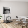 Imagen de Soporte TV tipo carro 150kg, 37" a 100" ultraresistente
