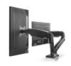 Imagen de Soporte Monitor p/2 Monitor 13 a 27" Escritorio, Gas