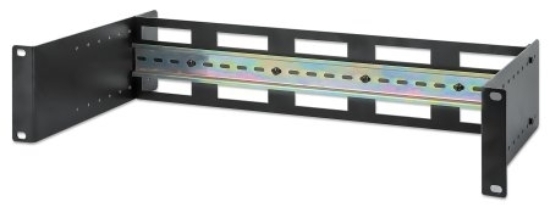 Imagen de Kit de carril DIN ajustable para rack 19", 2U