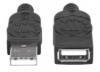 Imagen de Cable USB V2.0 Ext. Tipo A  0.9M Negro
