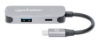 Imagen de Docking USB-C  3 Ptos, HDMI/USB-A/USB-C PD