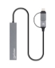 Imagen de HUB USB-A/C  V3.2  4 Ptos A, 5 Gbps