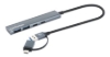 Imagen de HUB USB-A/C V3.2  2 Ptos A, 2 Ptos C, 5 Gbps