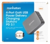 Imagen de Estación de carga USB-C, 4 puertos USB-C PD, 240W