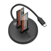 Imagen de Gabinete QuickDock USB-C 2ptos SSD M.2 NVMe