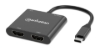Imagen de Convertidor USB-C a HDMI 2 puertos 4K - MST