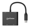 Imagen de Convertidor USB-C a HDMI 2 puertos 4K - MST