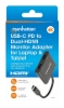 Imagen de Convertidor USB-C a HDMI 2 puertos 4K - MST
