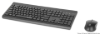 Imagen de Teclado y Mouse Optico Inalambrico 2.4G Negro combo