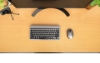 Imagen de Teclado y Mouse Optico Inalambrico Negro & Plata Mini Combo