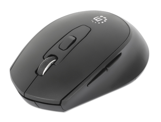 Imagen de Mouse Optico Inalambrico 6 botones 2.4G Negro