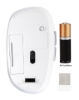 Imagen de Mouse Optico Inalambrico 6 botones Diestro 2.4G Blanco
