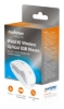Imagen de Mouse Optico Inalambrico 6 botones Diestro 2.4G Blanco