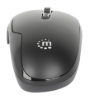 Imagen de Mouse Optico Inalambrico 6 botones Diestro 2.4G Negro
