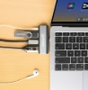 Imagen de Docking USB-C  4 ptos, HDMI/USB-A/3.5mm/USB-C PD, Sin cable
