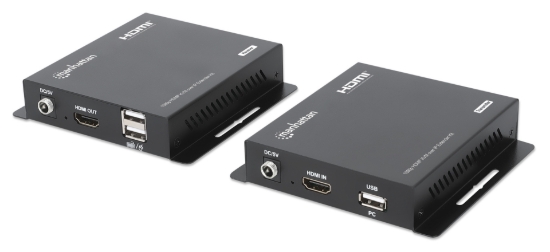 Imagen de Extensor Video HDMI KVM 120M via Cat6 1080p