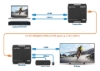 Imagen de Extensor Video HDMI KVM 120M via Cat6 1080p