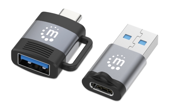 Imagen de Adaptador USB-C V3.2  Gen1, A-C y C-A 2 pzas.
