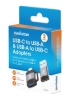 Imagen de Adaptador USB-C V3.2  Gen1, A-C y C-A 2 pzas.