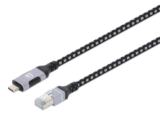 Imagen de Cable USB-C V3.2 a RJ45 2M 5 Gbps Cat6 1 Gbps