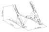 Imagen de Soporte laptop p/Escritorio, de posiciones, aluminio, Premium