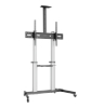 Imagen de Soporte TV tipo Carro 100 kg, 60 a 80", Aluminio