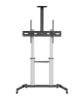 Imagen de Soporte TV tipo Carro 100 kg, 60 a 80", Aluminio