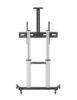 Imagen de Soporte TV tipo Carro 100 kg, 60 a 80", Aluminio