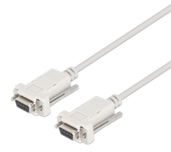 Imagen de Cable Null Modem Crossover DB9H-DB9H, 2M