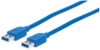 Imagen de Cable USB V3.2 A-A  1.8M Azul, 5 Gbps