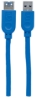 Imagen de Cable USB V3.2 Ext. Tipo A  1.0M Azul, 5Gbps