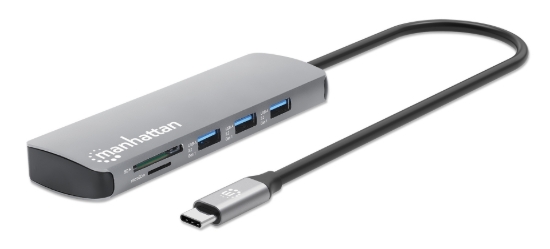 Imagen de Docking USB-C  9 puertos, HDMI, 3xUSB-A, USB-C Datos, PD, RJ45, Lector