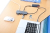 Imagen de Docking USB-C  9 puertos, HDMI, 3xUSB-A, USB-C Datos, PD, RJ45, Lector