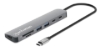 Imagen de Docking USB-C  7 puertos, HDMI, 2xUSB-A, USB-C Datos, PD, Lector