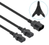 Imagen de Cable de corriente en Y, 1xC14 a 2xC13,1.8m