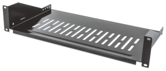 Imagen de Charola Rack 19", 2U, 25cm Vent. 25kg