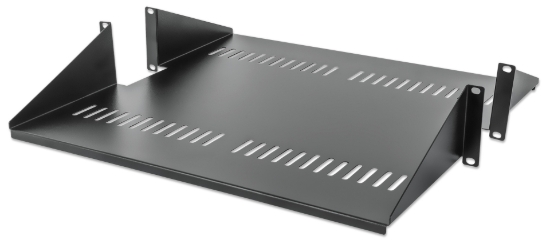 Imagen de Charola Rack 19", doble lado 2U, 45cm Vent. 25kg