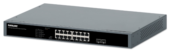 Imagen de PoE Switch GB 16 ptos 19" 30W/pto, 250W, 2  SFP Ports