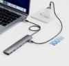 Imagen de Hub USB-C V3.2, 3 ptos A + 3 ptos C + PD, 10Gb, 100W