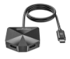 Imagen de HUB USB-C V3.2 3 Ptos A + 2 Ptos C, 5Gbps