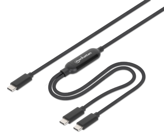 Imagen de Cable USB-C de carga 100W p/2 dispositivos