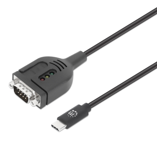 Imagen de Convertidor USB-C a Serial DB9-M / RS232, 1m