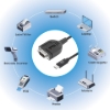 Imagen de Convertidor USB-C a Serial DB9-M / RS232, 1m