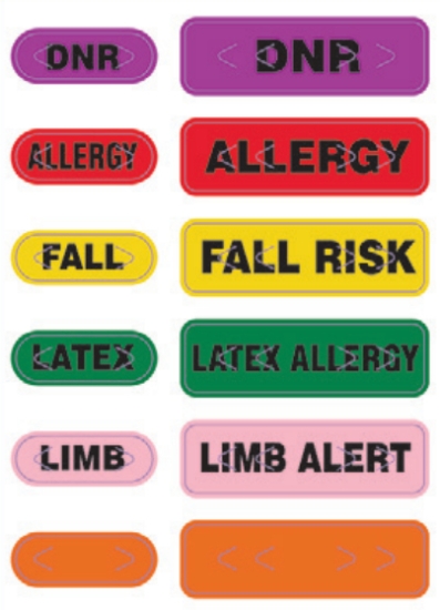 Imagen de ZEBRA, CONSUMABLES, SPOT ALERT POLYESTER LABEL , 6 1.3125" X .375" AND 6 .75" X .25", 12 LABELS PER SHEET, 1000 SHEETS PER CASE, PRICED PER CASE
