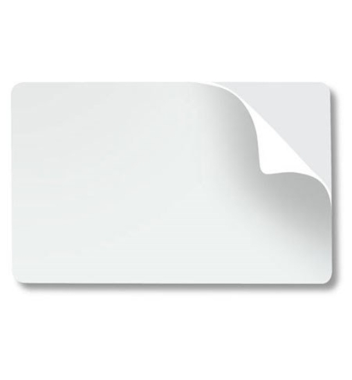 Imagen de ZEBRACARD, CONSUMABLES, WHITE COMPOSITE CARDS, 30 MIL, TRANSLUCENT EMBEDDED HOLOGRAM, DIAMOND (500 CARDS)