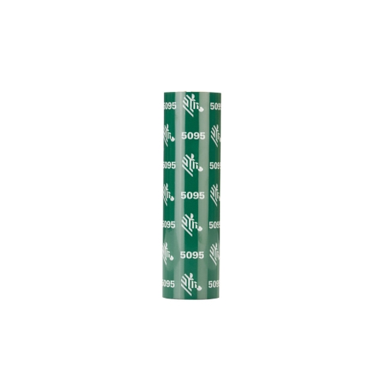 Imagen de ZEBRA, CONSUMABLES, 5095 RESIN RIBBON, 110MM X 74M, 4.3" X 244', 0.5" CORE, 12 ROLLS PER CASE