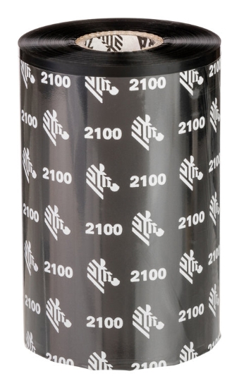 Imagen de ZEBRA, CONSUMABLES, 2100 WAX RIBBON FOR USE IN ZEBRA PRINT ENGINES, 6.16"(156MM) X 2955'(900M), 6 ROLLS PER CASE, PRICED PER CASE