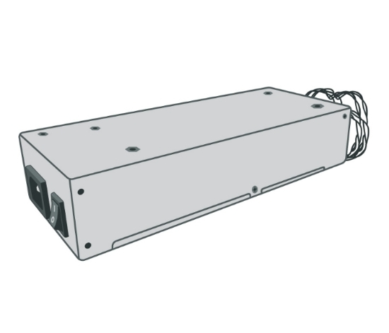 Imagen de ZEBRA AIT, PARTS, GC420, POWER SUPPLY, FOR LP2824 PLUS, 100-240V, C5, WITH US CORD, 200DPI