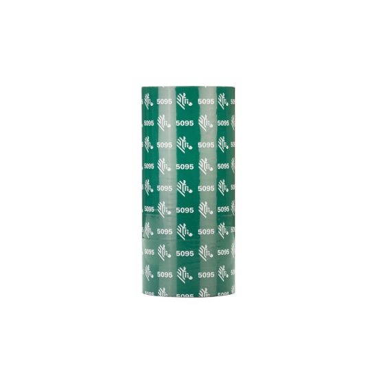 Imagen de ZEBRA, CONSUMABLES, 5095 RESIN RIBBON, 220MM, 8.66" X 1476', 1" CORE, 6 ROLLS PER CASE