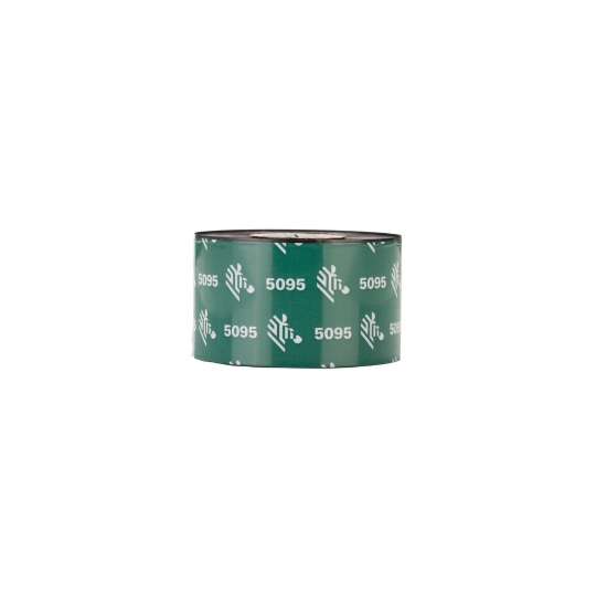 Imagen de ZEBRA, CONSUMABLES, 5095 RESIN RIBBON, 40MM, 1.57" X 1476', 1" CORE, 6 ROLLS PER CASE